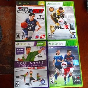 3 Xbox 360 Games 1 Xbox Original Game